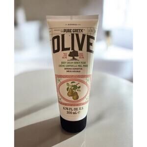 KORRES Pure Greek Olive Body Cream HONEY PEAR 6.76 Fl Oz / 100 mL